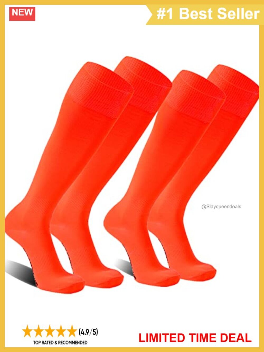 Knee High Polyester Baseball Softball Socks - Unisex Sports Socks